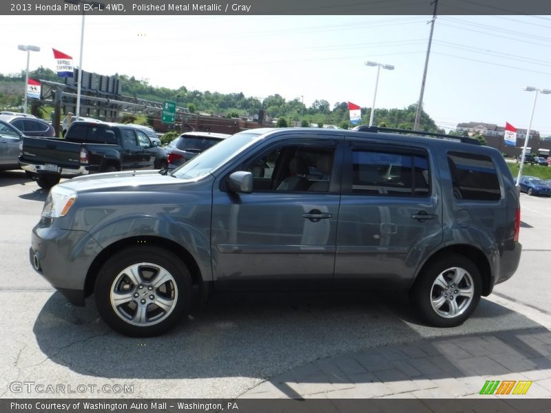 Polished Metal Metallic / Gray 2013 Honda Pilot EX-L 4WD