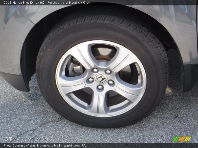 Polished Metal Metallic / Gray 2013 Honda Pilot EX-L 4WD