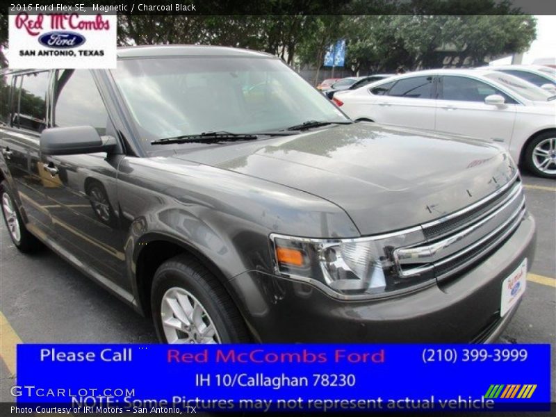 Magnetic / Charcoal Black 2016 Ford Flex SE