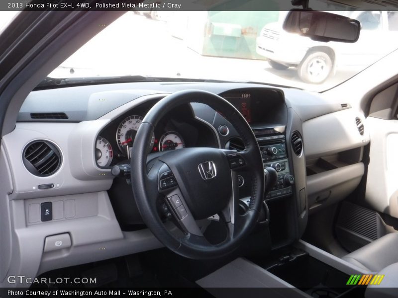 Polished Metal Metallic / Gray 2013 Honda Pilot EX-L 4WD