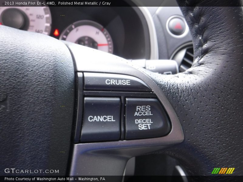 Polished Metal Metallic / Gray 2013 Honda Pilot EX-L 4WD