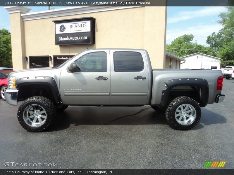 Graystone Metallic / Dark Titanium 2012 Chevrolet Silverado 1500 LS Crew Cab 4x4