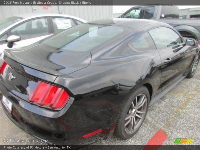 Shadow Black / Ebony 2016 Ford Mustang EcoBoost Coupe