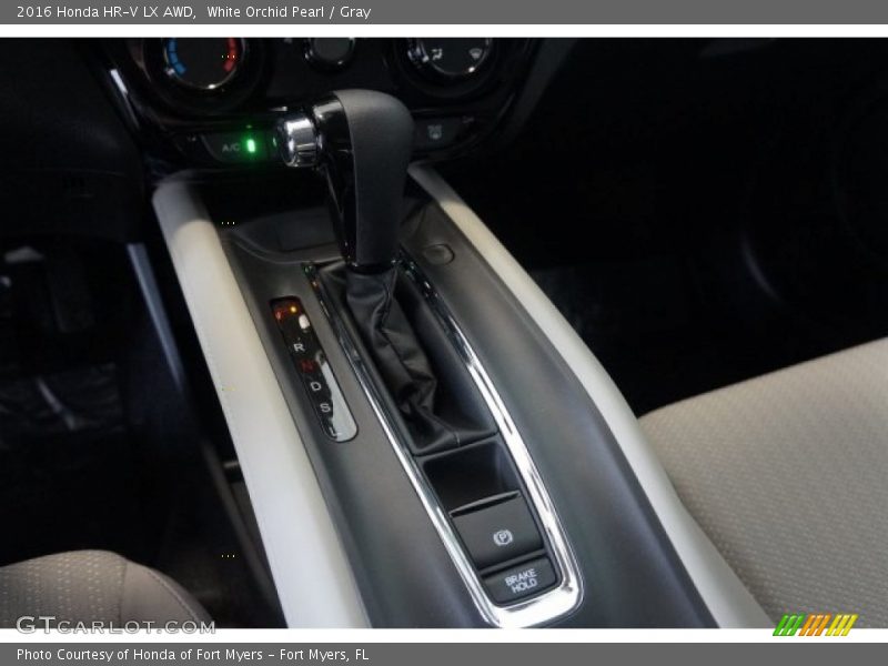 White Orchid Pearl / Gray 2016 Honda HR-V LX AWD