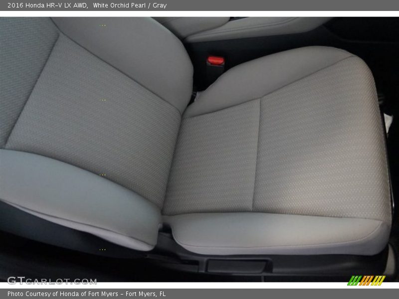 White Orchid Pearl / Gray 2016 Honda HR-V LX AWD