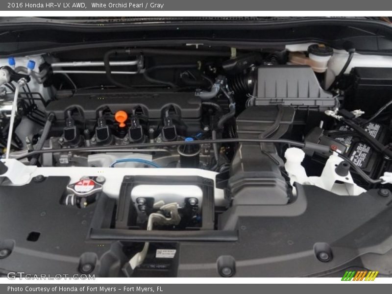 White Orchid Pearl / Gray 2016 Honda HR-V LX AWD