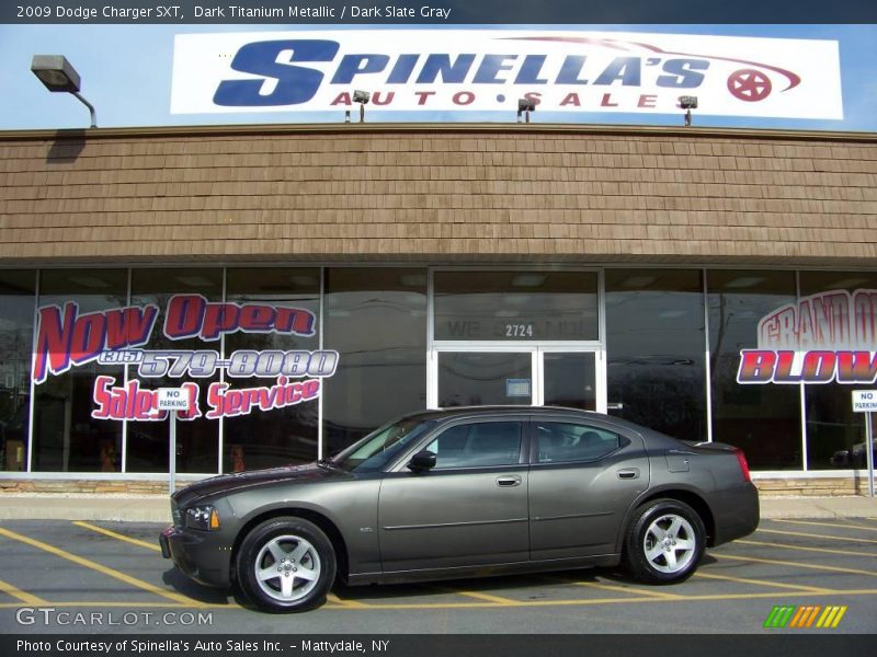 Dark Titanium Metallic / Dark Slate Gray 2009 Dodge Charger SXT