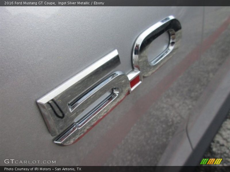 Ingot Silver Metallic / Ebony 2016 Ford Mustang GT Coupe