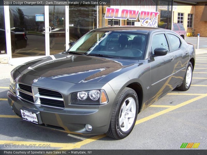 Dark Titanium Metallic / Dark Slate Gray 2009 Dodge Charger SXT