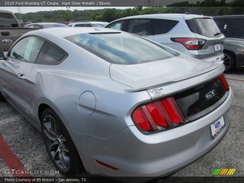 Ingot Silver Metallic / Ebony 2016 Ford Mustang GT Coupe