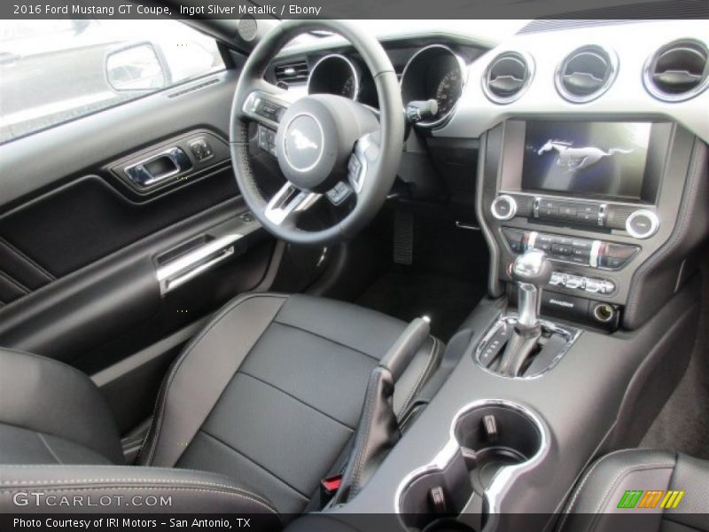 Ingot Silver Metallic / Ebony 2016 Ford Mustang GT Coupe