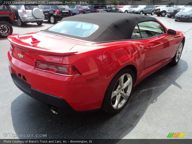Red Hot / Black 2015 Chevrolet Camaro SS/RS Convertible