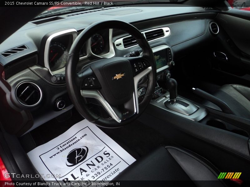 Red Hot / Black 2015 Chevrolet Camaro SS/RS Convertible