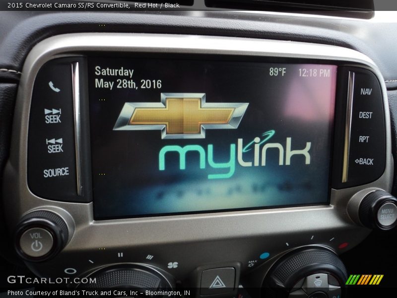 Red Hot / Black 2015 Chevrolet Camaro SS/RS Convertible