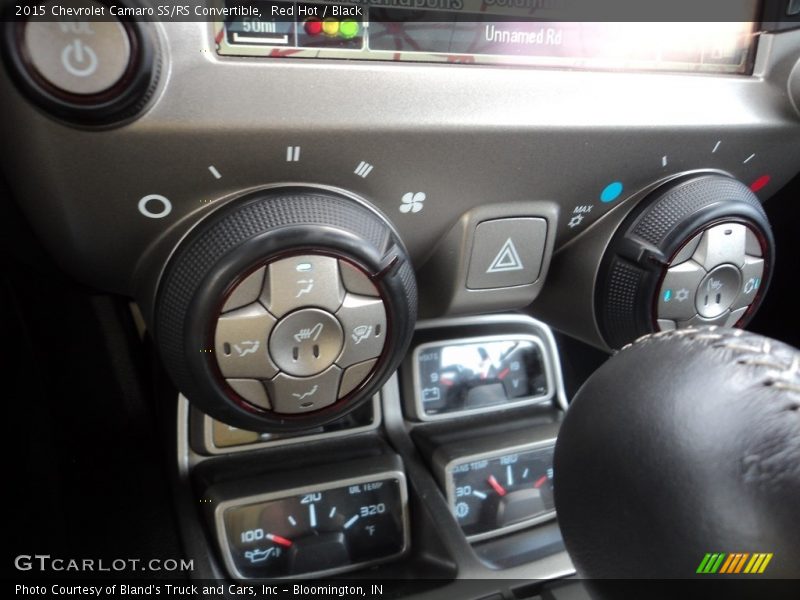 Red Hot / Black 2015 Chevrolet Camaro SS/RS Convertible