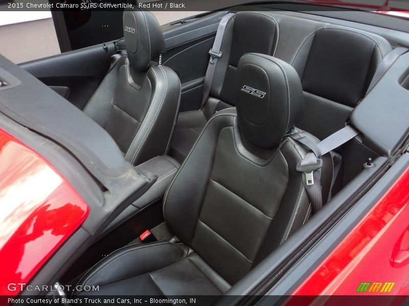 Red Hot / Black 2015 Chevrolet Camaro SS/RS Convertible