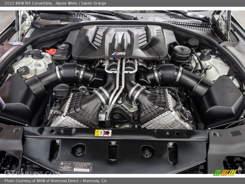  2013 M6 Convertible Engine - 4.4 Liter DI M TwinPower Turbocharged DOHC 32-Valve VVT V8