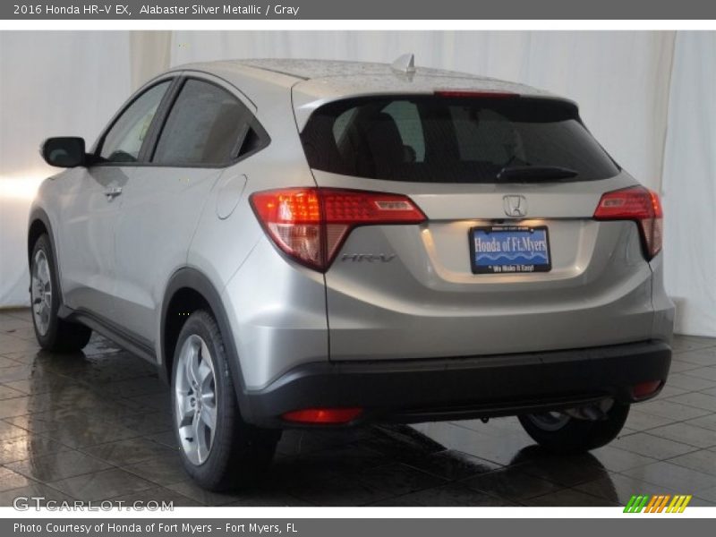 Alabaster Silver Metallic / Gray 2016 Honda HR-V EX