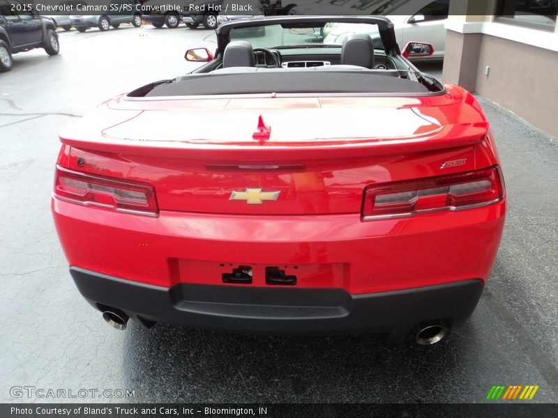 Red Hot / Black 2015 Chevrolet Camaro SS/RS Convertible