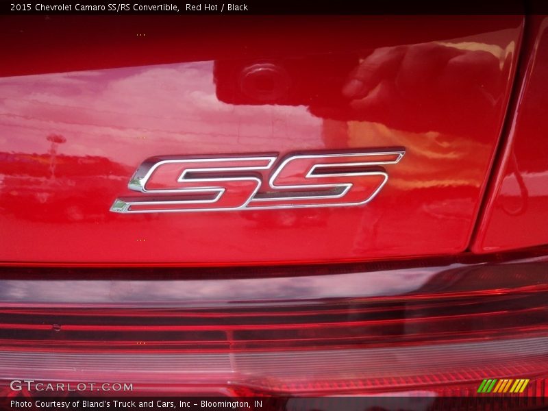Red Hot / Black 2015 Chevrolet Camaro SS/RS Convertible