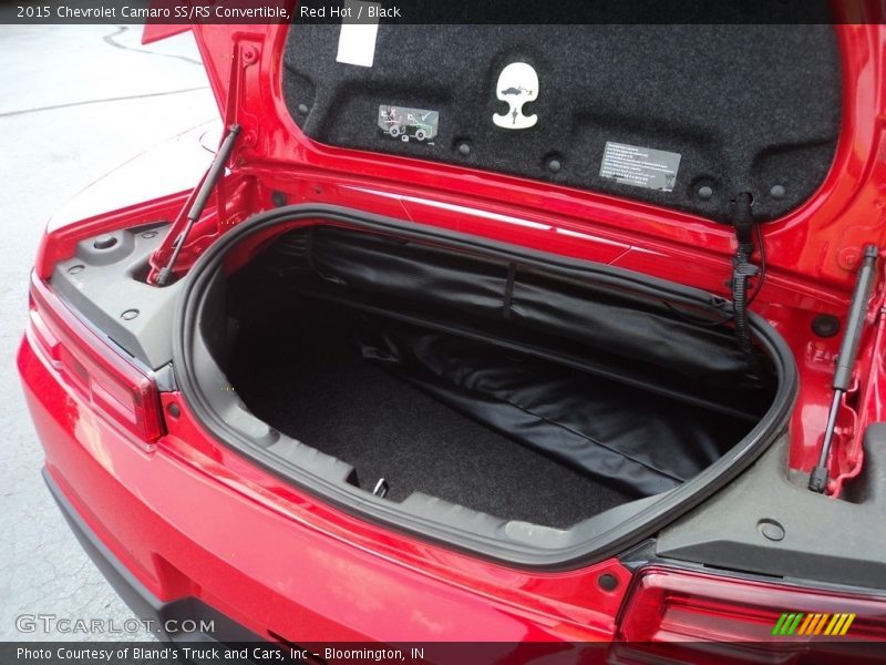 Red Hot / Black 2015 Chevrolet Camaro SS/RS Convertible