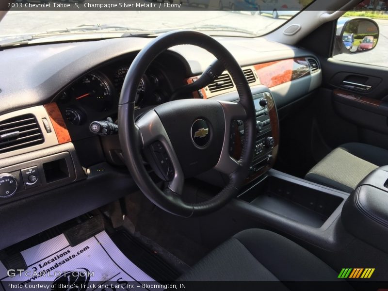 Champagne Silver Metallic / Ebony 2013 Chevrolet Tahoe LS