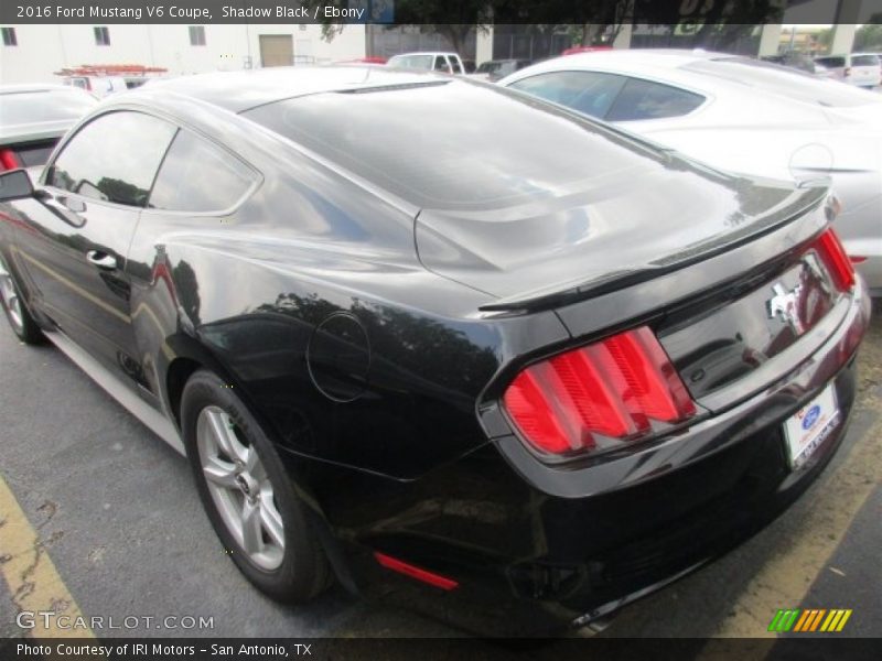 Shadow Black / Ebony 2016 Ford Mustang V6 Coupe