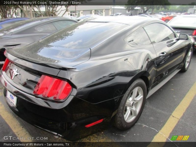 Shadow Black / Ebony 2016 Ford Mustang V6 Coupe