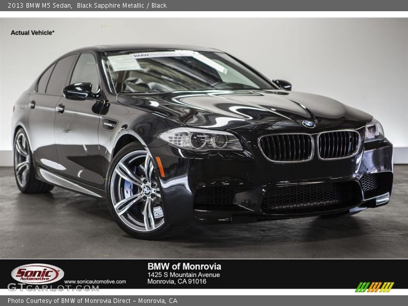 Black Sapphire Metallic / Black 2013 BMW M5 Sedan