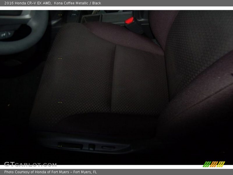 Kona Coffee Metallic / Black 2016 Honda CR-V EX AWD