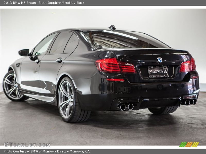Black Sapphire Metallic / Black 2013 BMW M5 Sedan