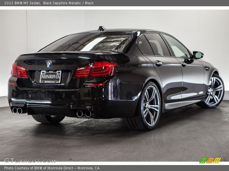 Black Sapphire Metallic / Black 2013 BMW M5 Sedan