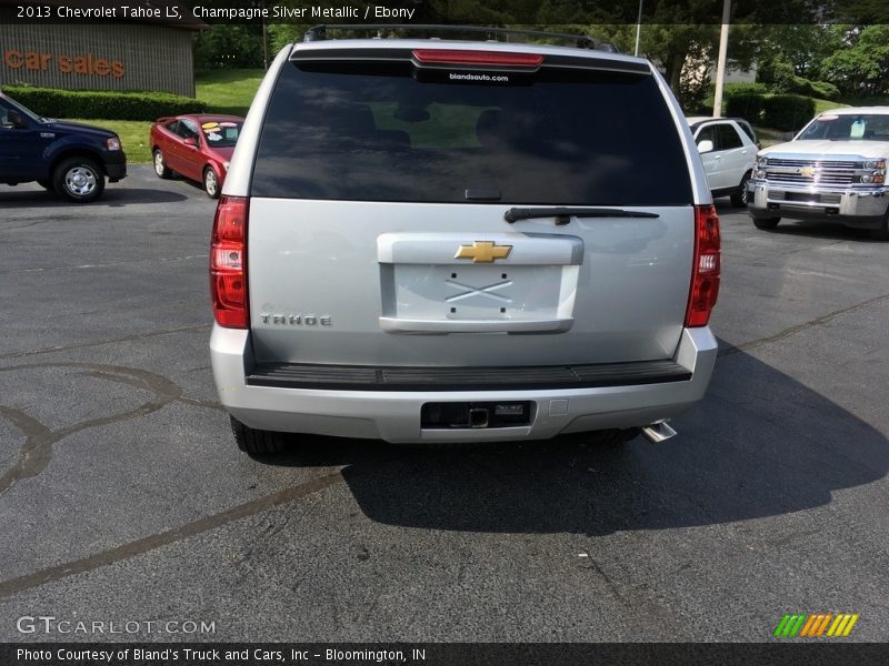 Champagne Silver Metallic / Ebony 2013 Chevrolet Tahoe LS