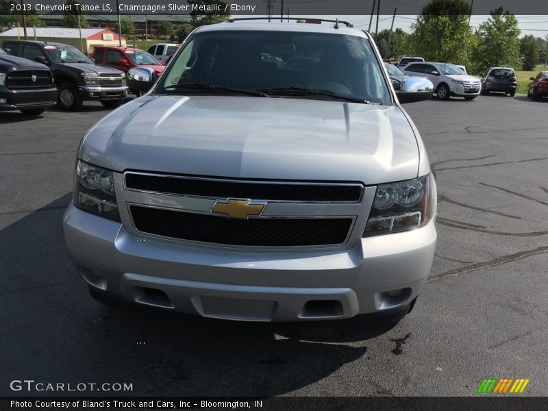 Champagne Silver Metallic / Ebony 2013 Chevrolet Tahoe LS