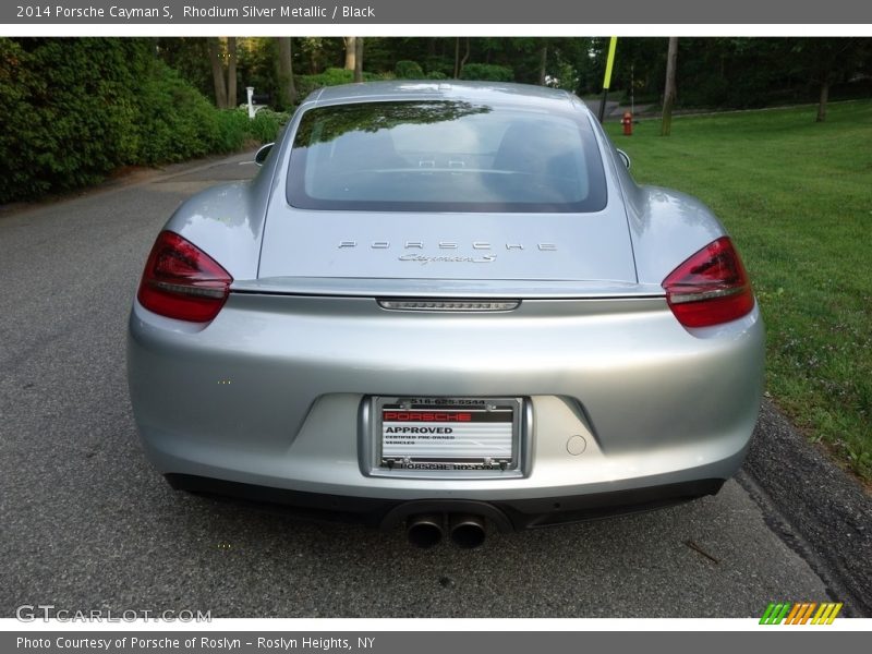 Rhodium Silver Metallic / Black 2014 Porsche Cayman S