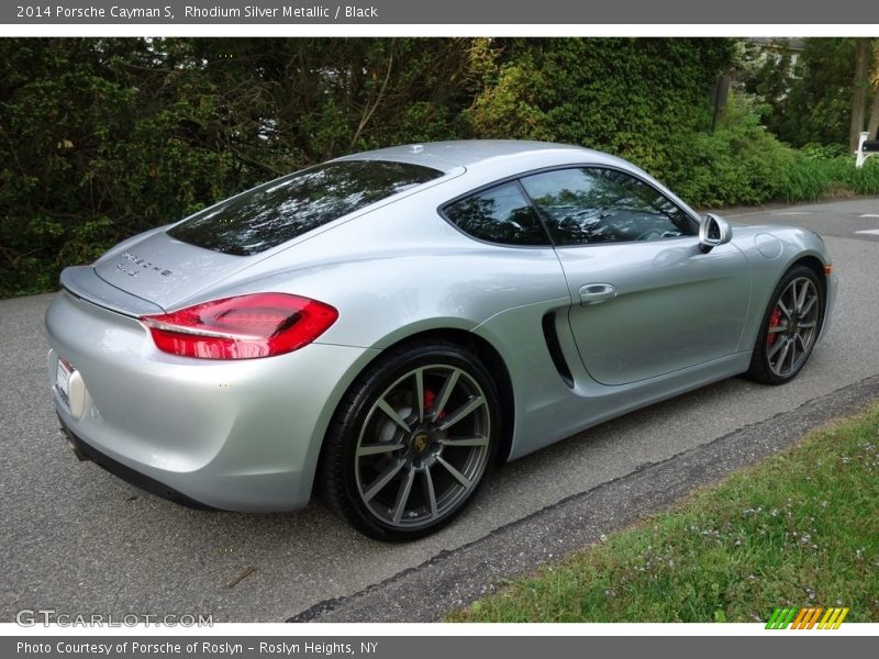 Rhodium Silver Metallic / Black 2014 Porsche Cayman S