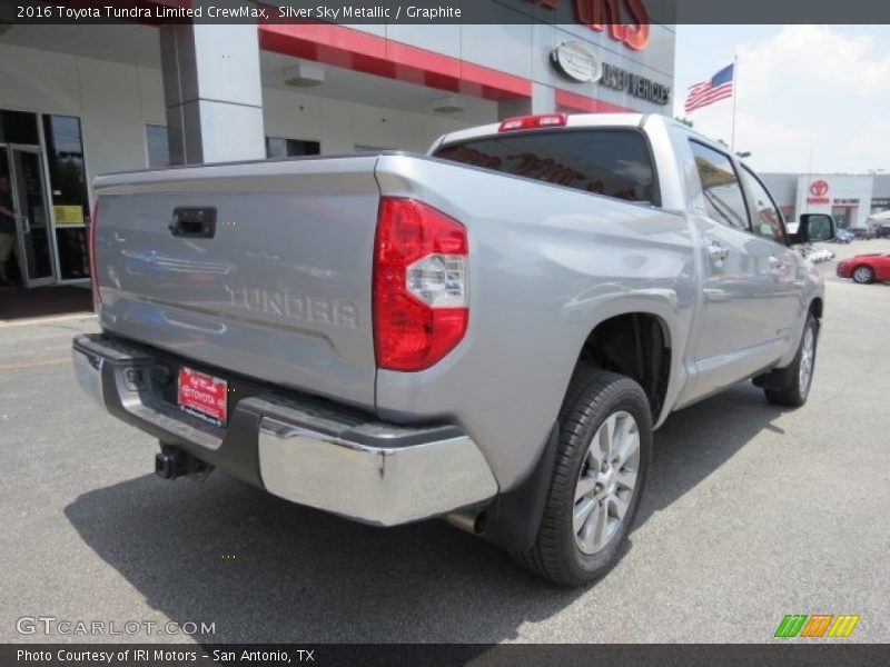 Silver Sky Metallic / Graphite 2016 Toyota Tundra Limited CrewMax