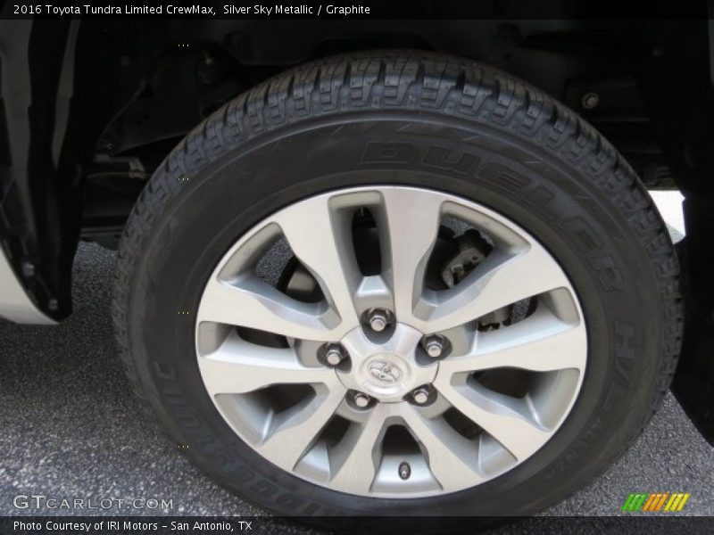 Silver Sky Metallic / Graphite 2016 Toyota Tundra Limited CrewMax