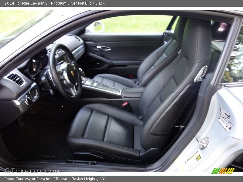 Rhodium Silver Metallic / Black 2014 Porsche Cayman S