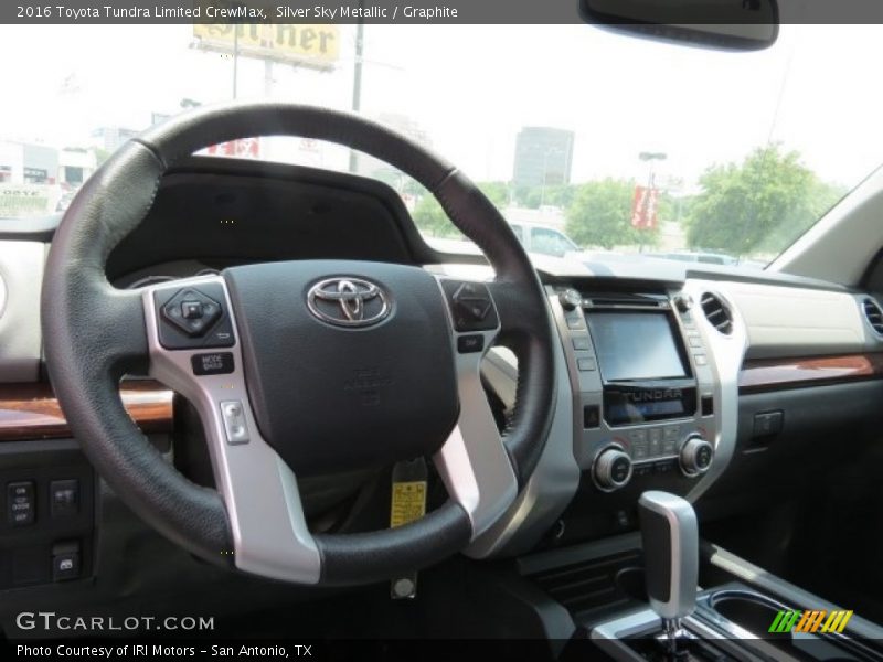 Silver Sky Metallic / Graphite 2016 Toyota Tundra Limited CrewMax