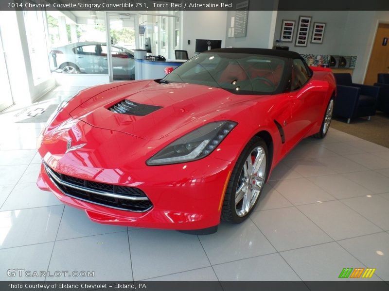 Torch Red / Adrenaline Red 2014 Chevrolet Corvette Stingray Convertible Z51