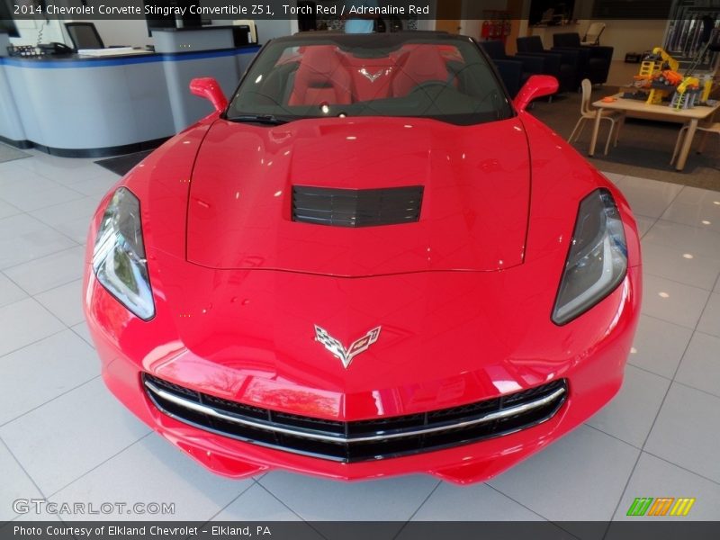 Torch Red / Adrenaline Red 2014 Chevrolet Corvette Stingray Convertible Z51