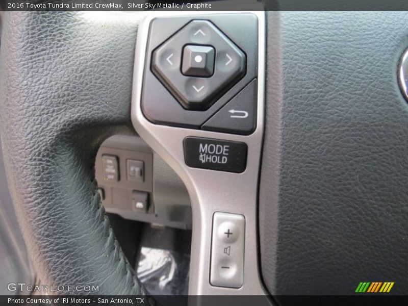 Silver Sky Metallic / Graphite 2016 Toyota Tundra Limited CrewMax