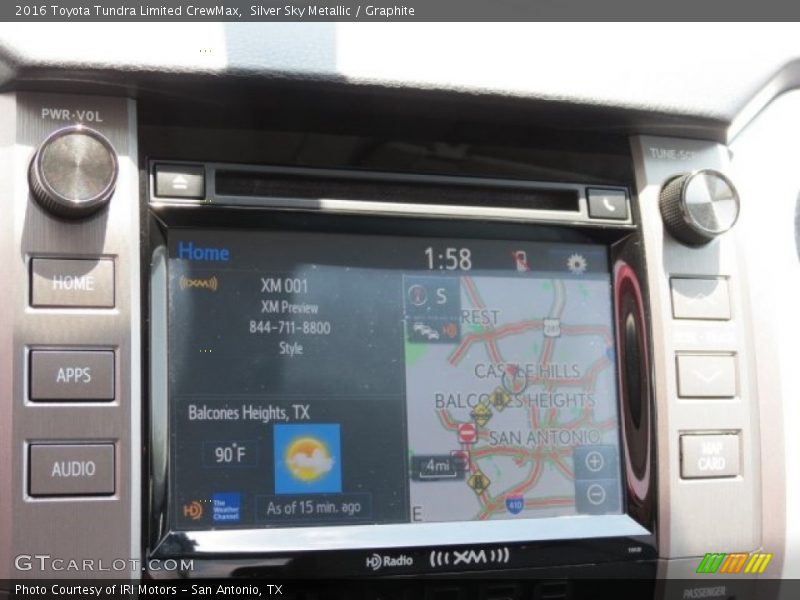 Silver Sky Metallic / Graphite 2016 Toyota Tundra Limited CrewMax