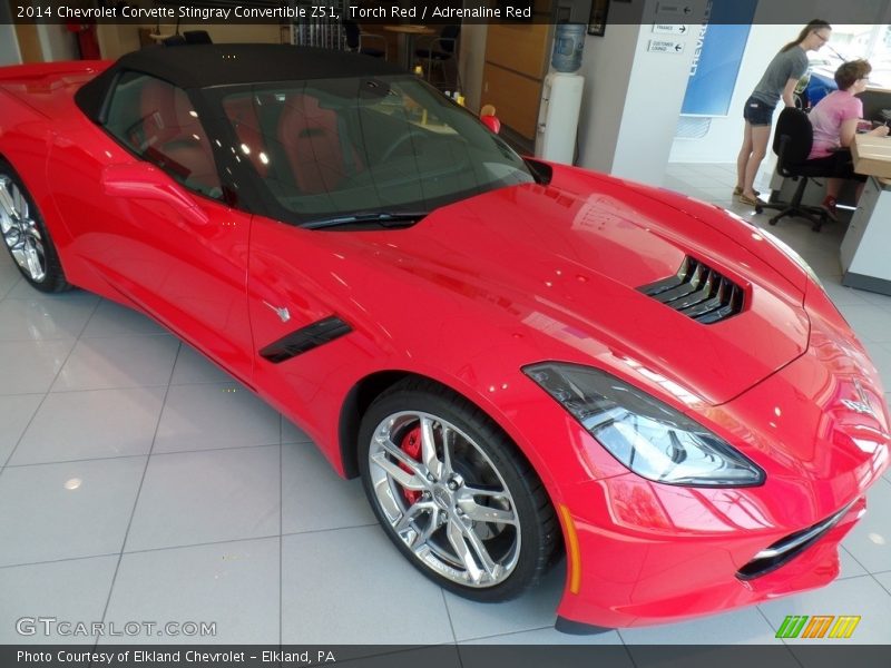 Torch Red / Adrenaline Red 2014 Chevrolet Corvette Stingray Convertible Z51