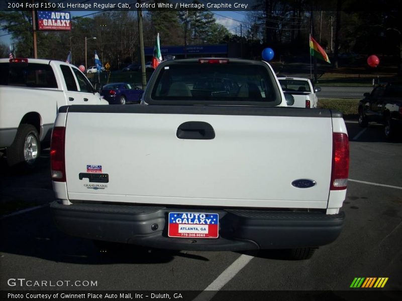 Oxford White / Heritage Graphite Grey 2004 Ford F150 XL Heritage Regular Cab