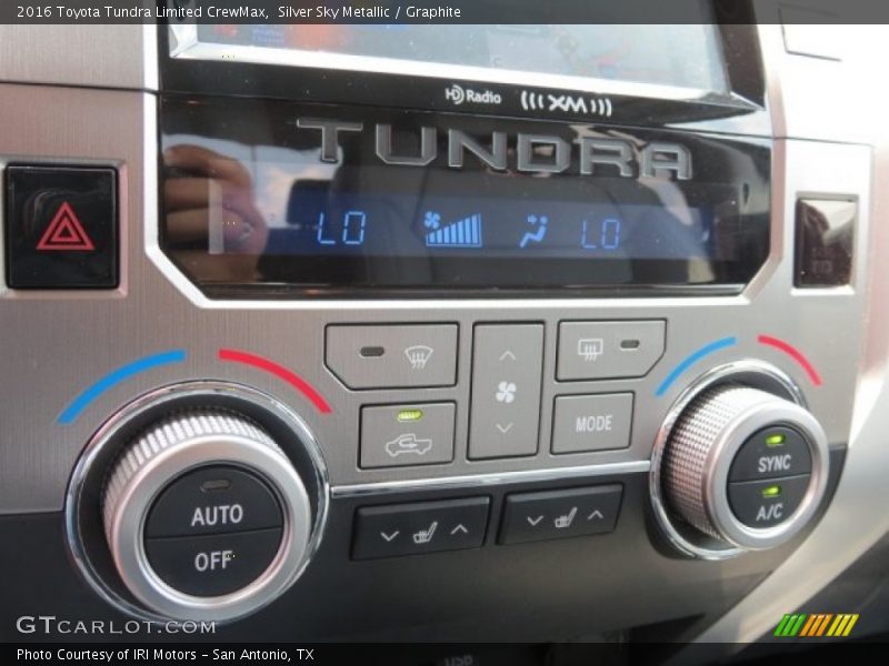 Silver Sky Metallic / Graphite 2016 Toyota Tundra Limited CrewMax