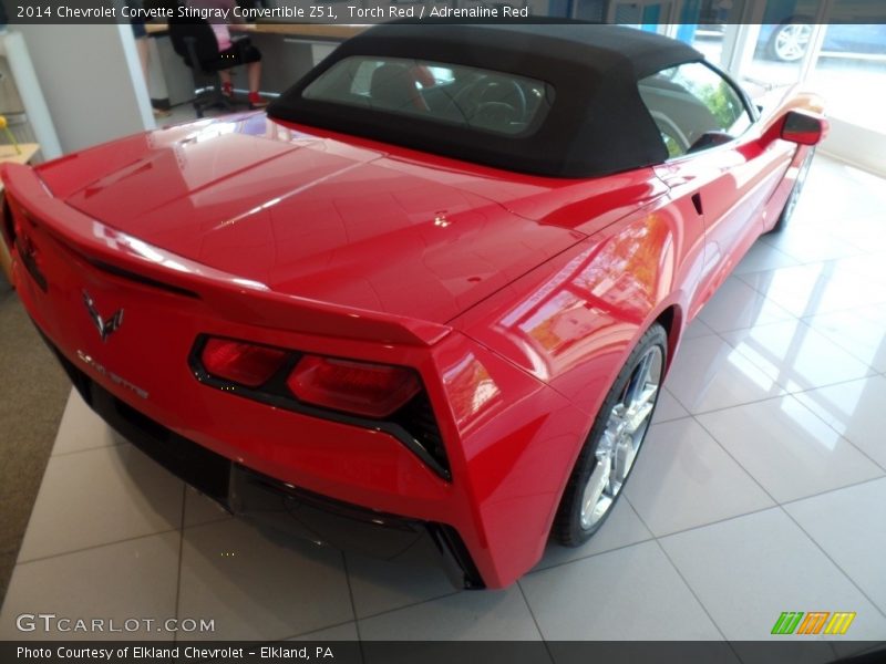 Torch Red / Adrenaline Red 2014 Chevrolet Corvette Stingray Convertible Z51