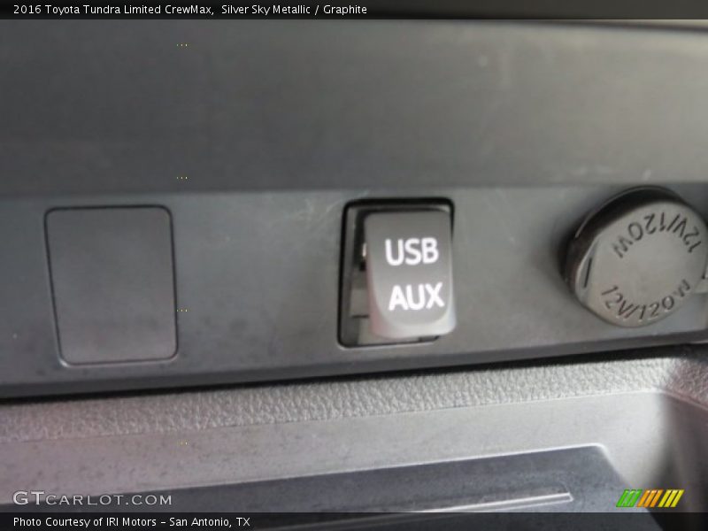 Silver Sky Metallic / Graphite 2016 Toyota Tundra Limited CrewMax