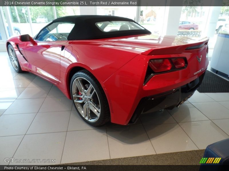 Torch Red / Adrenaline Red 2014 Chevrolet Corvette Stingray Convertible Z51